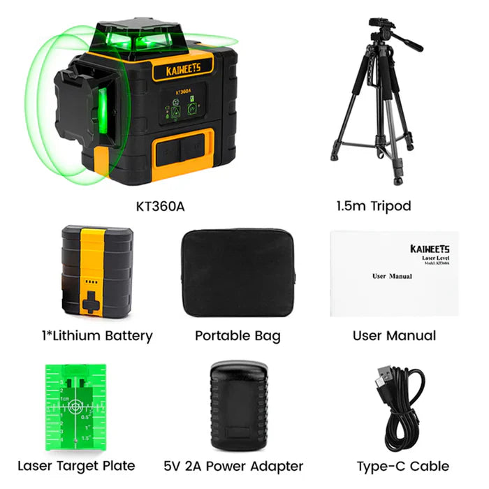 rechargeable KT360A laser level