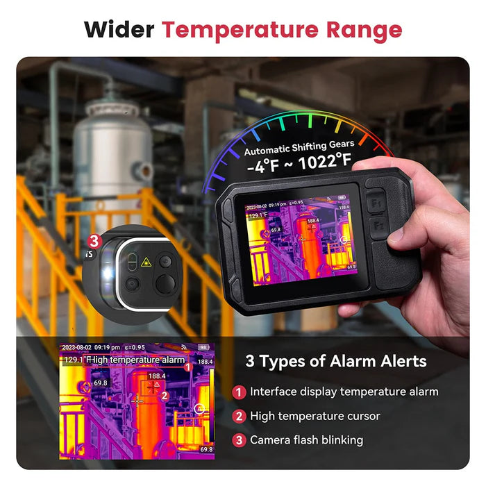 accurate and extensive temperature measurement thermal camera